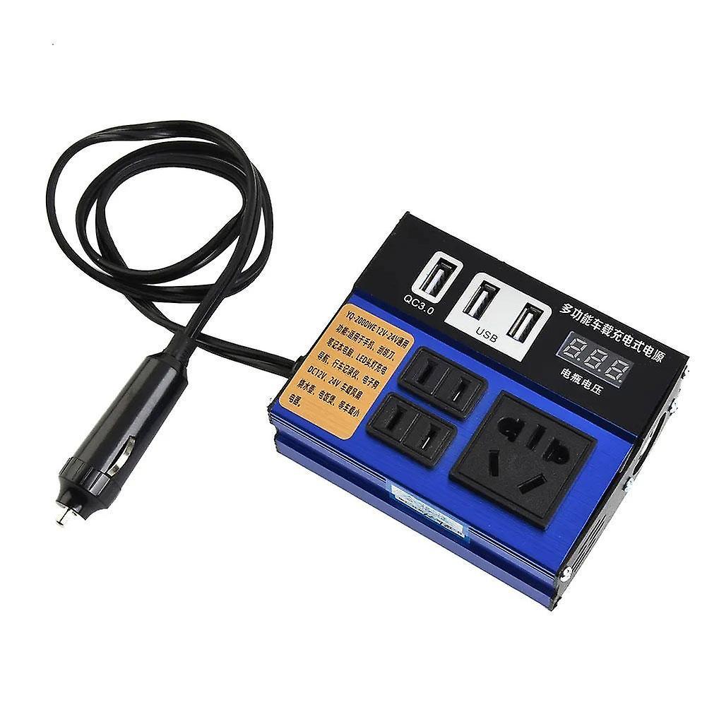 Car Vehicle Power-Inverter DC12V 24V To DC110V/220V Converter Trip