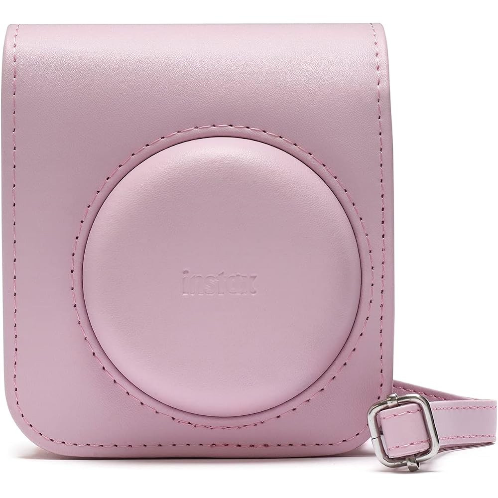 Fujifilm "instax mini 12" dedicated camera case, genuine manufacturer product, pink.