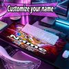 Custom Name Personalized Mighty Morphin Power Rangers Pattern Mousepad, Laptop PC Desk Mat, Decorative Desk Mat for Home Keyboard Pad Gift