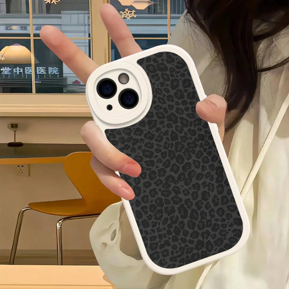 Чехол для телефона с принтом леопарда и гепарда для iPhone 16 15 14 13 12 11 Pro Max Plus Mini Кожаная крышка