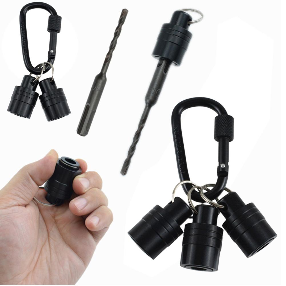 2/3 PCS SDS Shank Extension Rod Key Chain Adapter Quick-Change Extension Rod Bits Holder Keychain Drill Bit Holder Tool Set