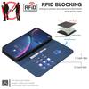 Роскошный кожаный чехол-кошелек для Samsung Galaxy S21 FE S22 S23 Ultra S24 Plus S25 Edge Держатель Слот для карт Сумка-книжка Чехол-подставка