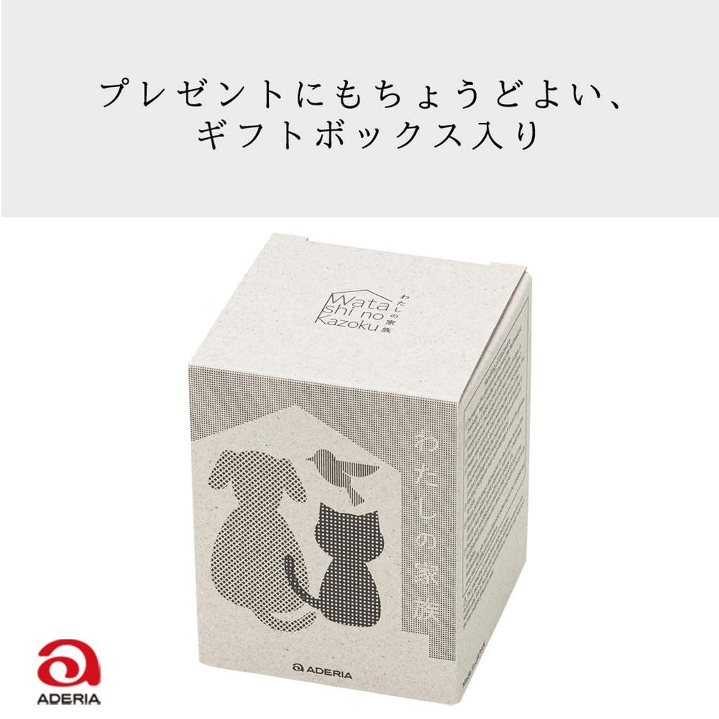 Aderia Мой семейный кот Тигр 340 мл Сделано в Подарок Круглый Подарок на Благоприятную Годовщину Легко Животное Матовый 9596 Стекло, Дизайн, Вместимость, Япония, В Коробке,