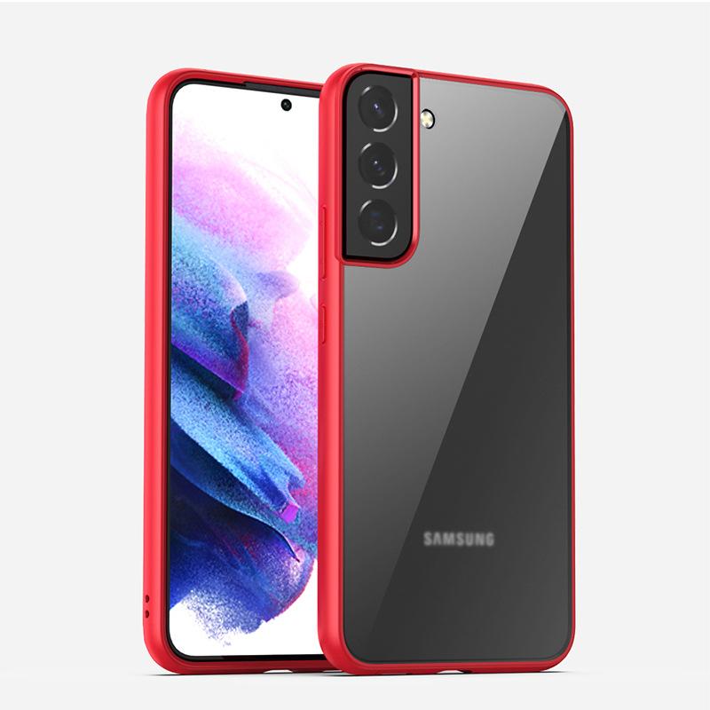 Подходит для чехла для мобильного телефона Samsung S22ultra Прозрачный Противоударный Чехол для Galaxy S22plus Защитный чехол S22 Чехол Противоскользящий