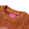 Knitted Pullover for Children Cognac 5 Sizes Available