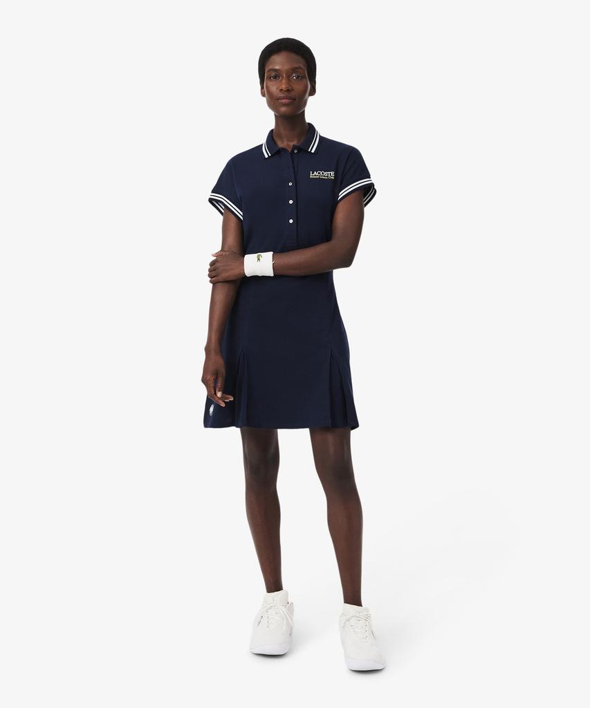 Lacoste Women'S Roland Garros Tennis Pique Dress Ef0584-56G 166