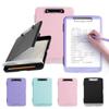 With Pen Holder Portable Material Folder with Board Clip Plastic Documents Holder  Nurses