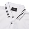 Emporio Armani Поло с коротким рукавом и логотипом, повседневное, мужское, белое, 3H1FN4-1JCQZ-0F130