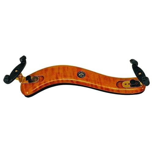 Viva La Musica Augustine Violin Shoulder Rest, Maple/Gold