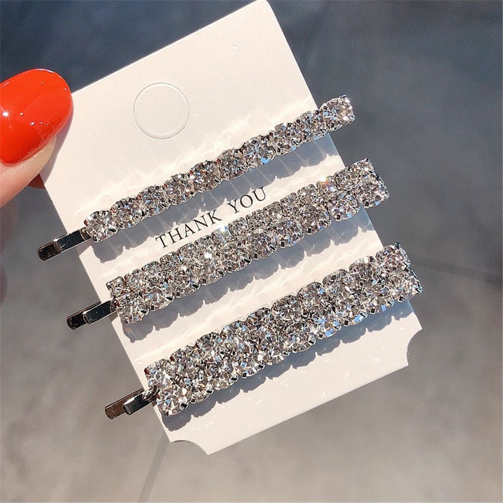 Hair Styling Diamondl Hairgrip Shining Crystal Barrettes Rhinestones Hairpins Hair Clips Set