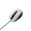 Проводная мышь ELECOM S-размера, маленькая, 3 кнопки, синий светодиодный кабель, белый, 1,0 м, M-BL16UBWH