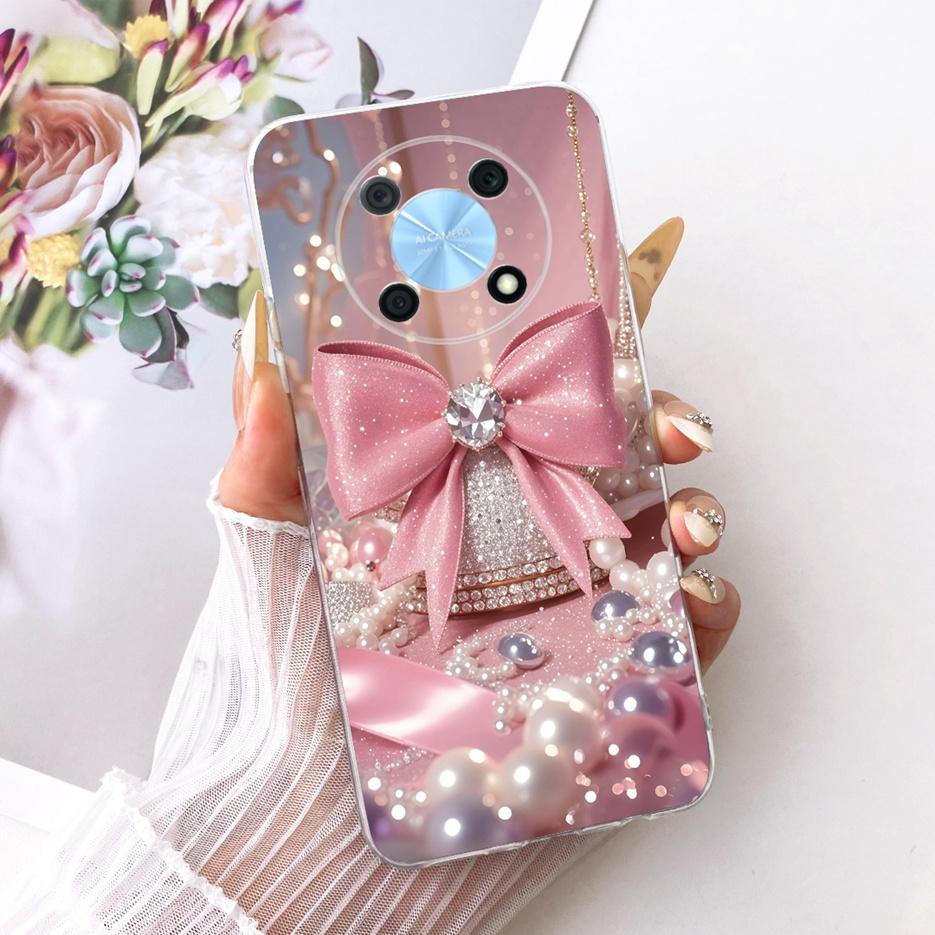 For Huawei Nova Y90 Case CTR-LX2 CTR-LX1 New Flowers Butterfly Painted Cover Soft Silicone Case For Huawei Nova Y90 NovaY90 Bags