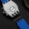 Silicone Strap for Swatch 19mm 20mm 21mm Waterproof Rubber Wrist Bracelet Watchband Sport Band Bracelet With Tools