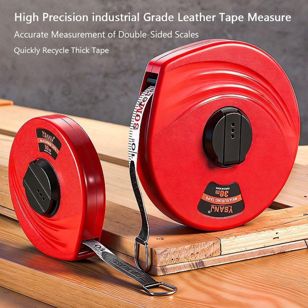 Wear Resistant Measuring Tape 10m 20m 30m 50m Site Measure Tape Daily Measurement