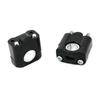 2 шт. Черные крепления для толстого руля, проставки-адаптеры с 7/8" на 1 1/8"