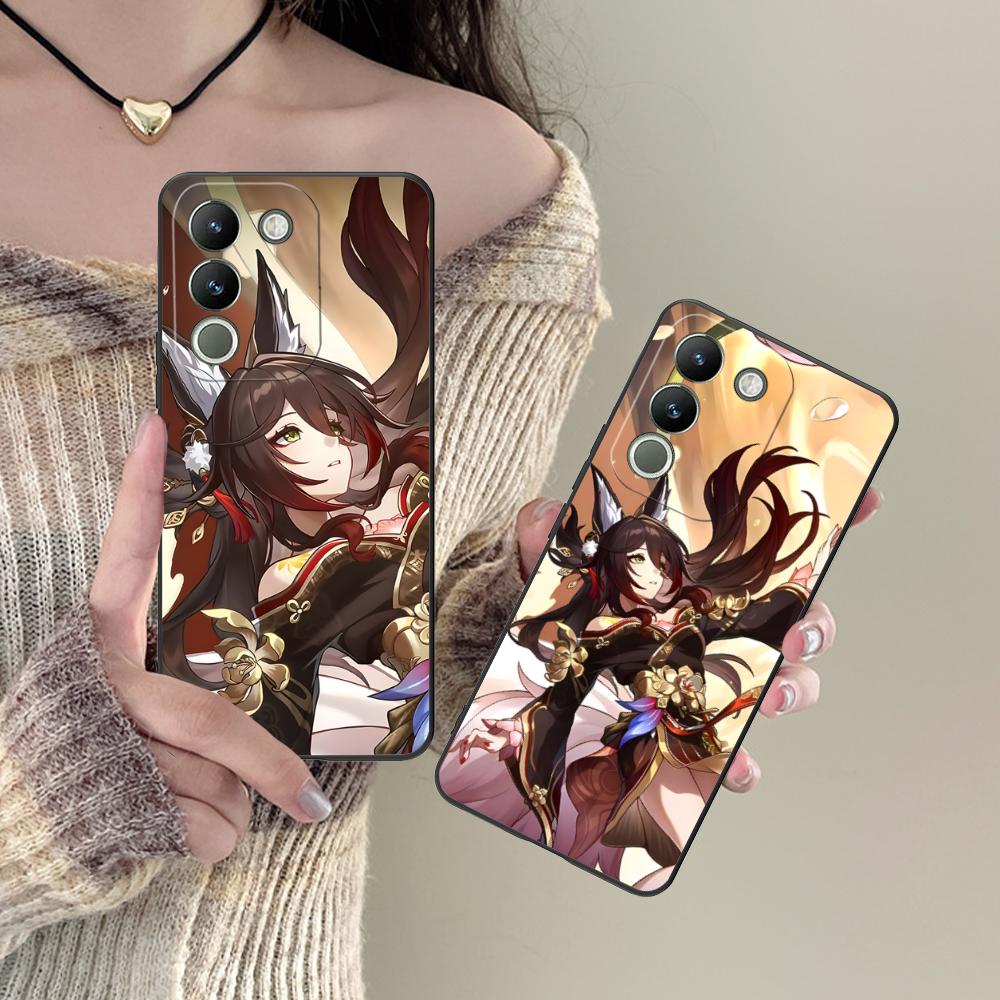 Матовый TPU чехол HSR Fugue для мобильного телефона VIVO V60 V50 V40 V30 V29 V27 V25 V23 Pro Lite 5G с цветной печатью