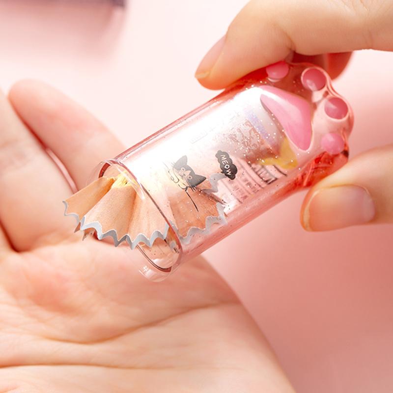 Милая кошачья лапа точилка для карандашей Kawaii школьные принадлежности Студенческий приз Детский подарок