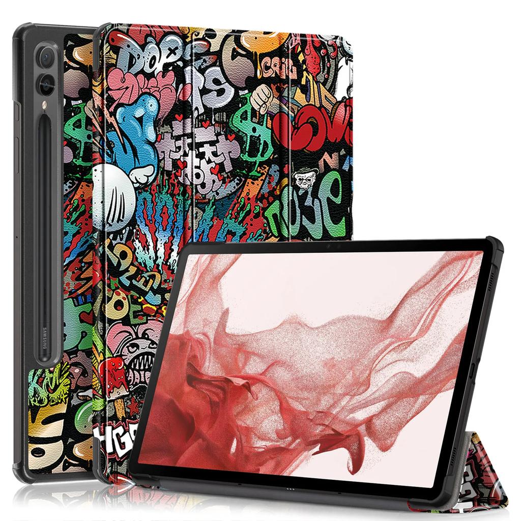 Новый чехол для Samsung Tab S9 Fe Plus, чехол 12,4 дюйма, складная магнитная подставка, умный чехол для Galaxy Tab S9 FE, чехол S9 Plus