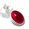 Мозамбикский гранат Драгоценный камень Ручная работа 925 стерлинговое серебро Подарочная подвеска 1,58" T6G71