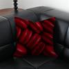Ukiyoe Ocean Wave Pillow Japanese Style Cushion Cover Pillow Case Antidustmite Invisible zipper silky plush cushion