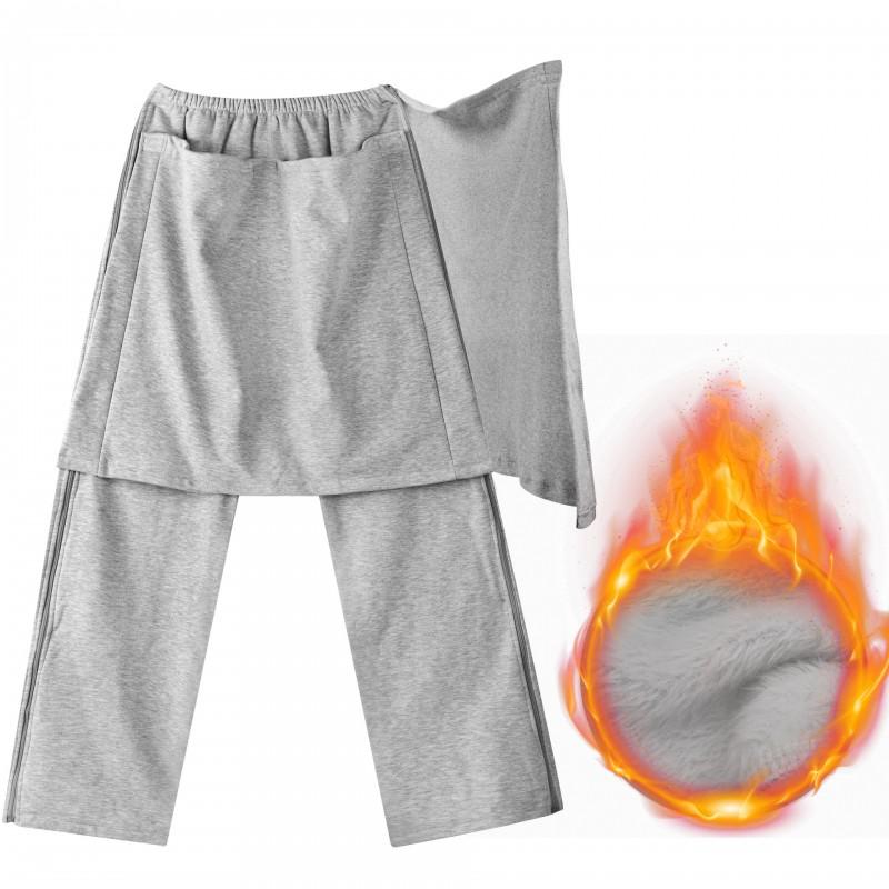 Adult Open-Back Pants Postpartum Recovery Fracture Care Incontinence - Cotton Plus Size All Seasons
