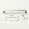 Modern Style Cabinet Handles Brushed Nickel Finish Furniture Handles  For Dresser Cabinet