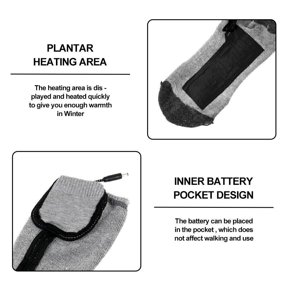 Skiing Outdoor For Women Electric Warm Socks Sports Equipment Heated Socks Thermal Socks