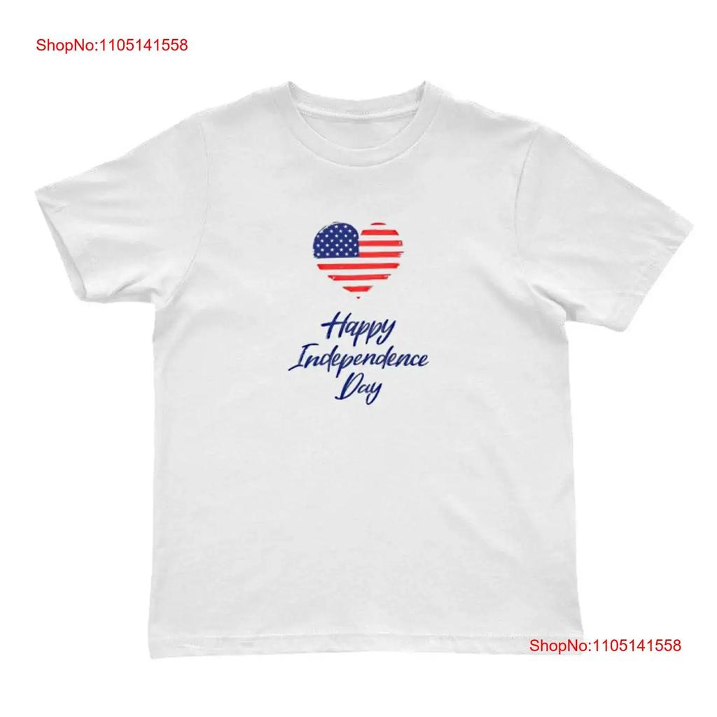 American Flag T Shirt Heart Patriotic Usa Vintage Slightly Homme Stylish Versatile Graphic Stretched Soft Fashion