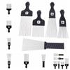 Профессиональная афро-металлическая расческа Black Fist American Pick Hair Combs African Hair Pik Comb Brush Salon