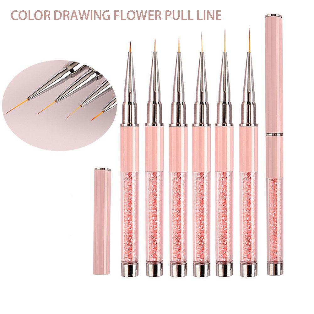Painting Brush Ultra-thin Nail Art Brush Acrylic Nail Liner Pen Nail Art Drawing Pen Manicure Tool
