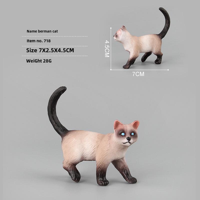 Детский набор игрушек «Черно-белый котенок» — китайские сельские украшения в виде кошечки
