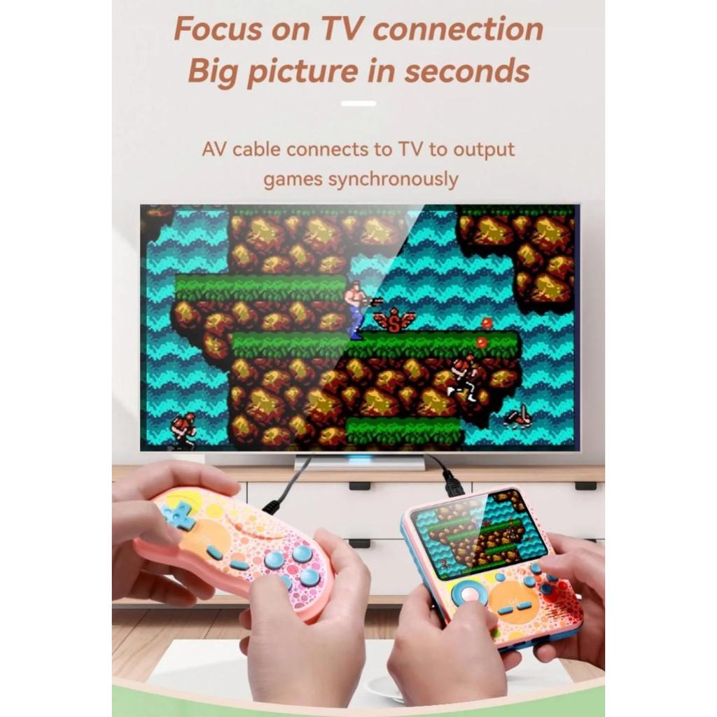 Игровая консоль G6 новейшая Macaron большая емкость портативный внешний аккумулятор ручная ретро игрушечная игровая консоль