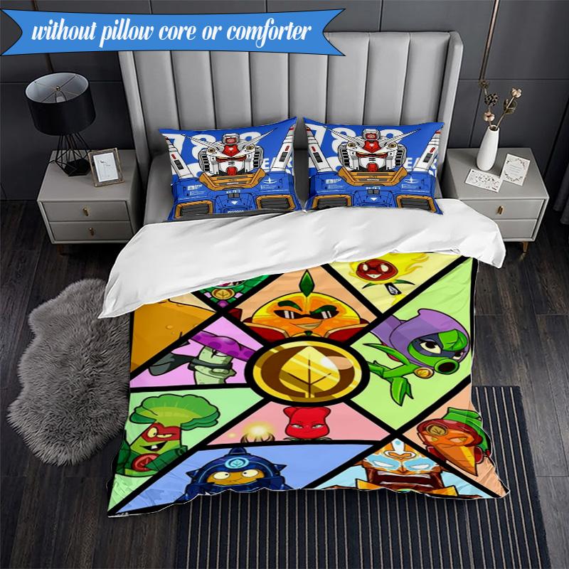 Vibrant Battle Zombies 3pcs K-pop music group Bedding set,Ideal for Bedroom, Dormitory,Including Duvet Cover And 2pcs Pillowcases,Fan gifts