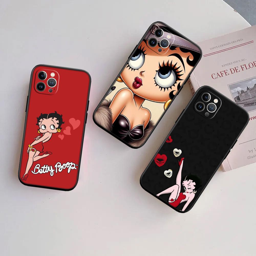 B-Bettys Art B-Boops Shell Phone Case for Samsung Galaxy Note 10 20 S23 S24 S25 Ultra FE Plus Edge Lite A02S A35 A07 A17