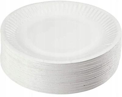 Eco White Plates 22.7cm 50pcs