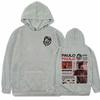 Rapper Paulo Londra Homerun Graphic Hoody Men Women Hip Hop Vintage Loose Sweatshirts High Quality Casual Fleece Hoodie Pullover