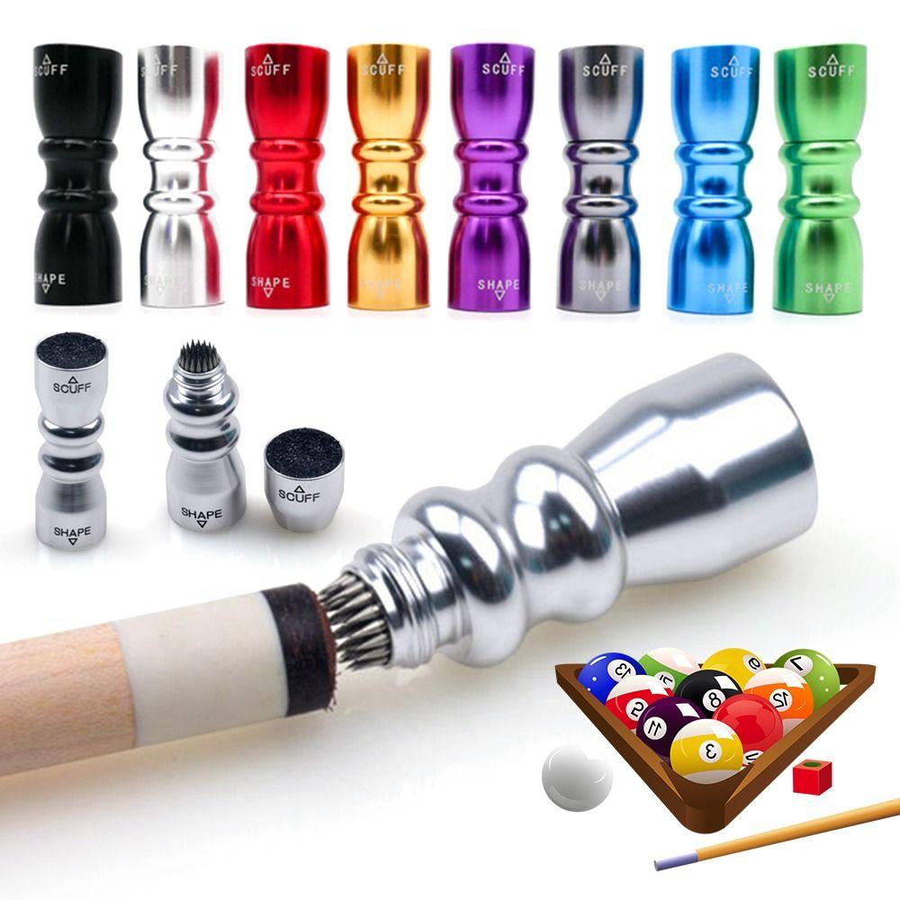 3 in 1 Tip Trim Tool Multifunction Tool Shaper Aerator Tapper Cue Tip Shaper  Billiard Snooker Pool