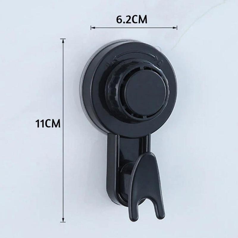 1Pc Removable Suction Cup Hook Vacuum Strong Hook Up Household Movable Finishing Hook Towel Hanger Bathroom Kitchen Organizer Creative