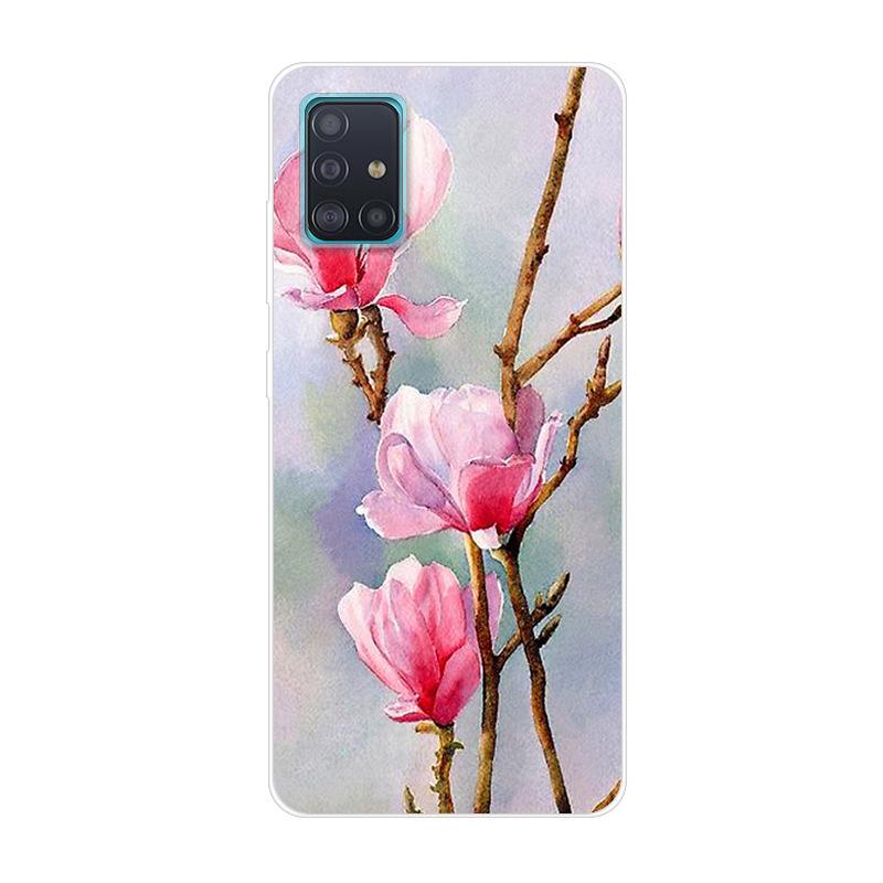 Для чехла Samsung Galaxy A71 A51 M31 Чехол M31S Мягкий силиконовый задний чехол для Samsung A71 M31S Чехол A 51 Ударопрочный чехол M31 Чехол
