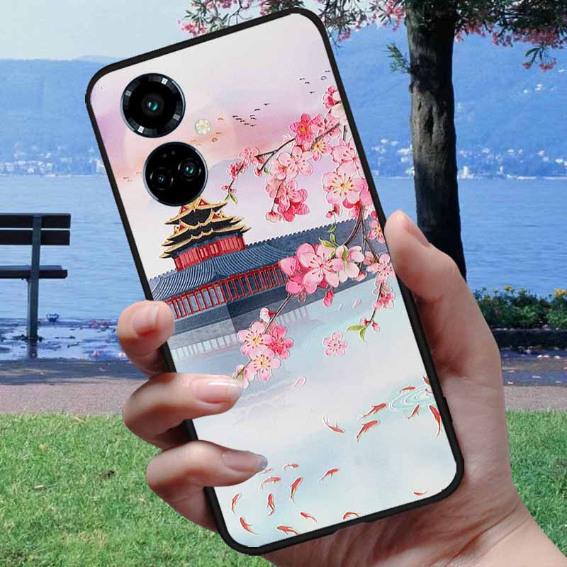Чехол для Tecno Camon 19 Camon19 Neo 3D Рельефный Тисненый Чехол для Телефона Для Tecno Camon 19 Pro 4G 5G Neo Мягкий Силикон Мультяшный