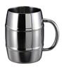 UE-3498 Cup, Mug, Beer Mug, Beer Mug, Double Stainless Steel, Double Vacuum Structure, Heat and Cold Insulation, Barrel Shape, 600ml,
