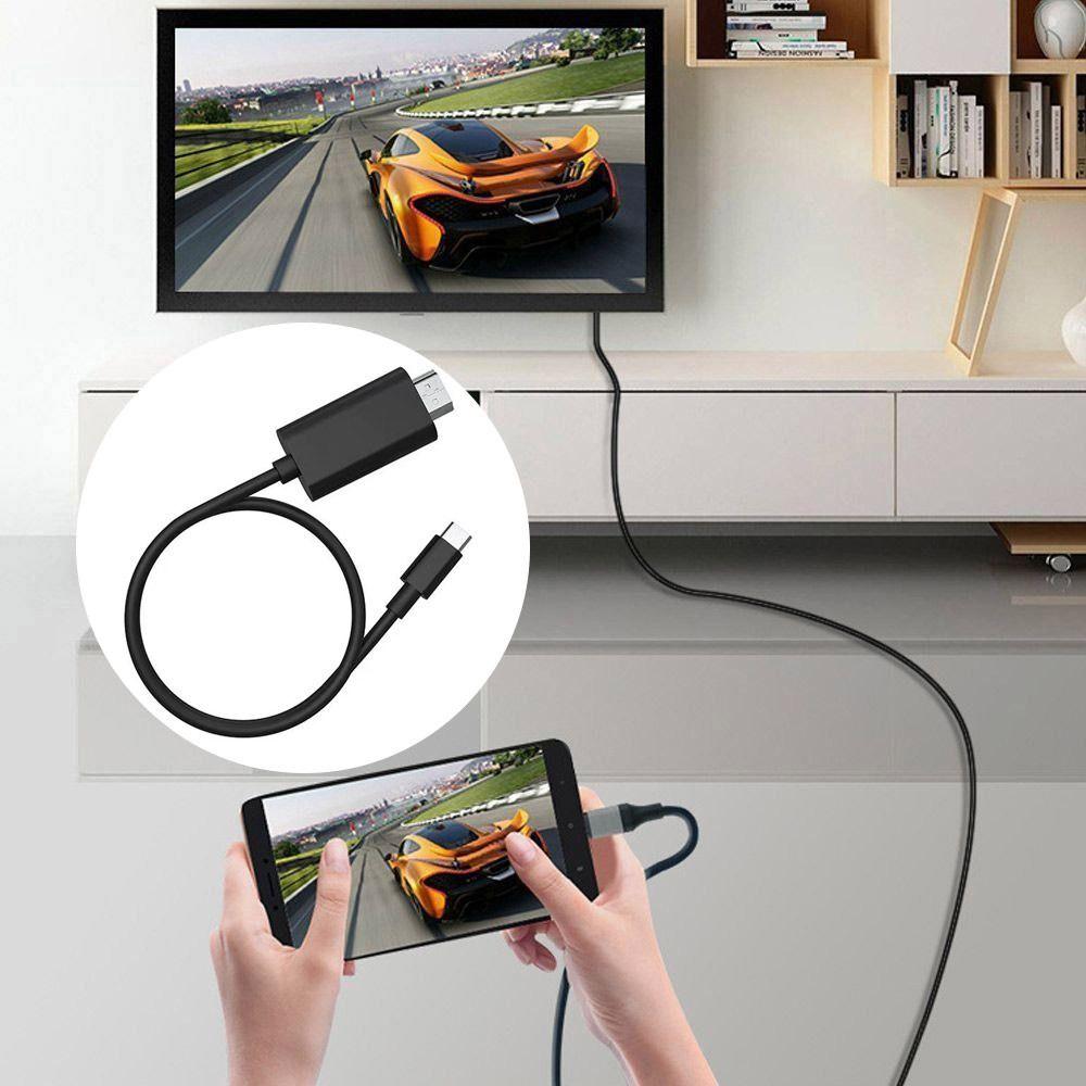 1080p Type-C To HDMI 4K@30hz Video Cord Accessories 4K HD Cable