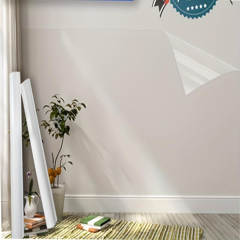 1 рулон пластиковой пленки для защиты стен с электростатической адгезией - Водонепроницаемая, Маслостойкая, Съемная пленка, Подходит для кухни, плитки, домашнего декора