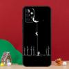 Черный Чехол Космос Звезды Астронавт Для Samsung Galaxy A56 A33 A13 A36 A23 A52 A32 A12 A54 A34 A14 A16 A53 A15 A35 A55 A17