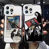 Shockproof Cartoon Astronaut Crystal Case Full Cover Camera Protection Transparent Soft Phone Casing for Samsung