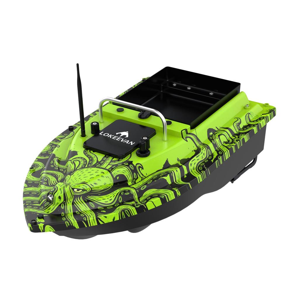 LOKEEVAN D32ED GPS Fishing Bait Boat 12000mAh GPS+Beidou Dual System 500m Remote Control Distance