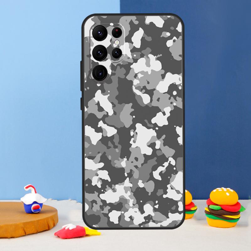 Чехол для телефона Midnight Camo Камуфляж Для Samsung Galaxy S25 Ultra S9 S10 S20 S21 S22 Plus S23 FE S24 Ultra Чехол Coque