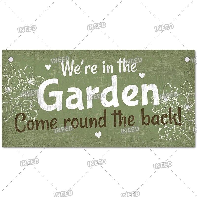 Садовые деревянные вывески, дверные цветы, зеленое растение, настенный декор, добро пожаловать в фермерский дом, пляж, домашняя комната, настенная табличка с бесплатной веревкой