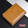 Fashion Business Mens Wallet Slim Credit Card Holder Genuine Leather Cowhide Transparent Window Multiple Card Slots Wallets