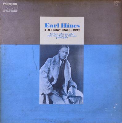 Виниловая пластинка EARL HINES - A Monday Date 1928 MLP2012 MILESTONE 1970 США Джаз Б/у